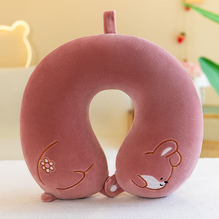 Unisex Neck Support Pillow with Cute Animal Design Kalsten