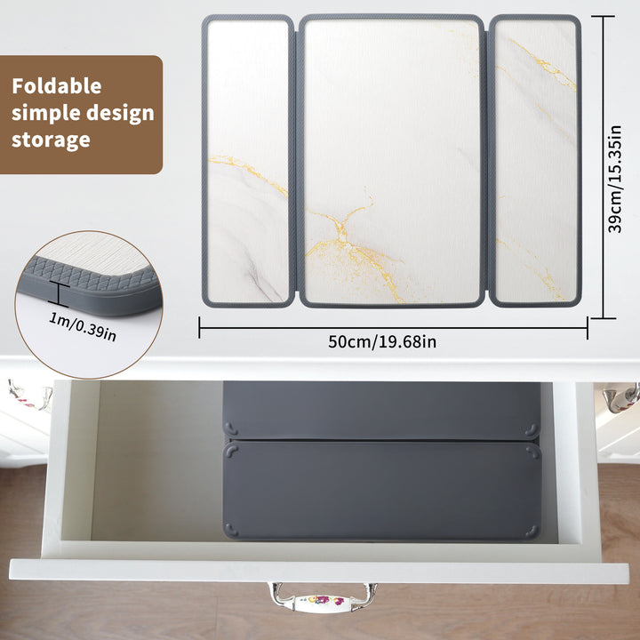 Elegant Marble Design Serving Mat