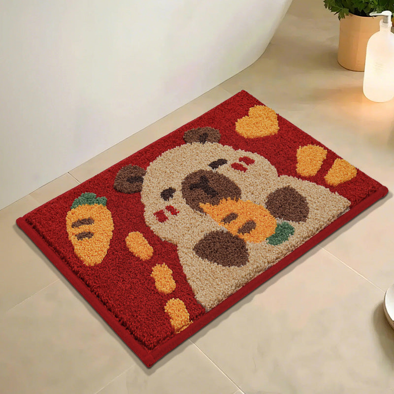 Cute Bear-Themed Bath Mat Kalsten