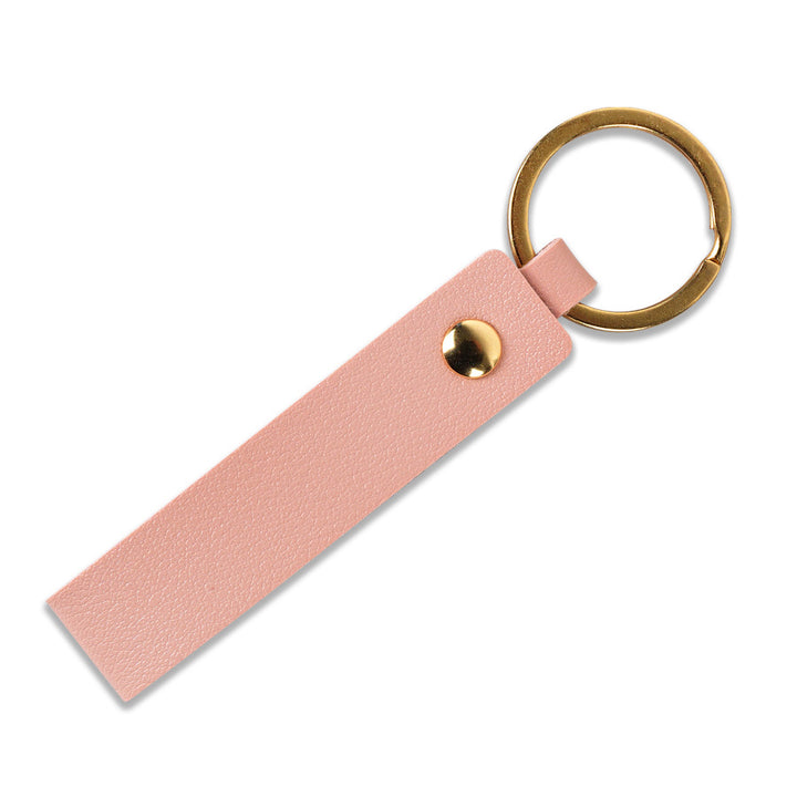 Unisex keychain made of high-quality artificial leather with practical loop Kalsten