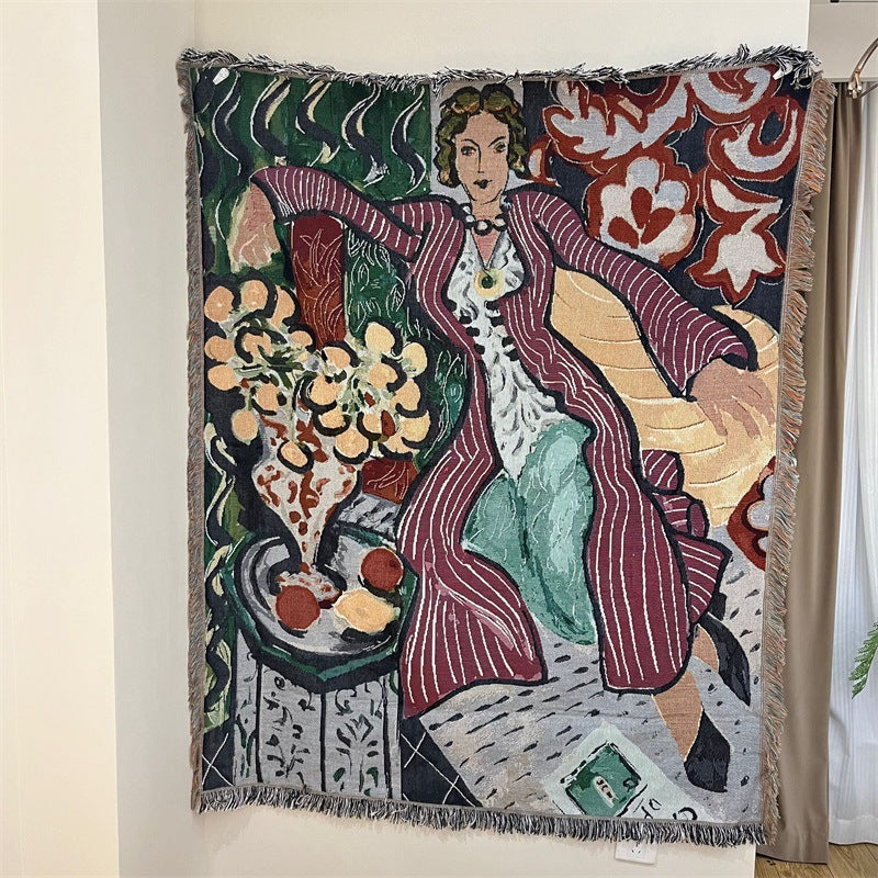 Artistic Abstract Wall Tapestry