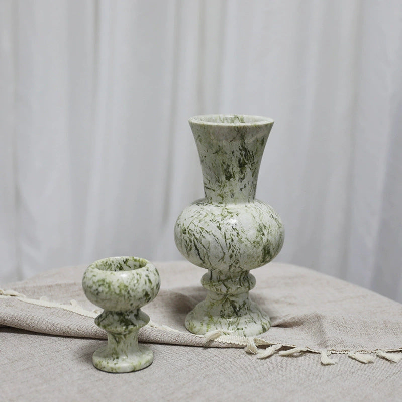 Elegant Marble Candle Holders