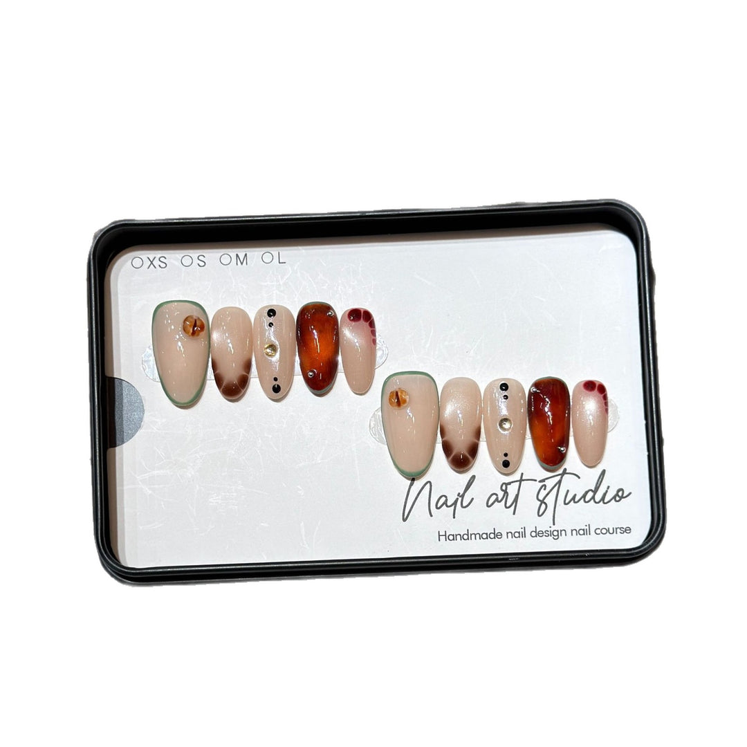 Handmade Press-On Nail Art Set Kalsten