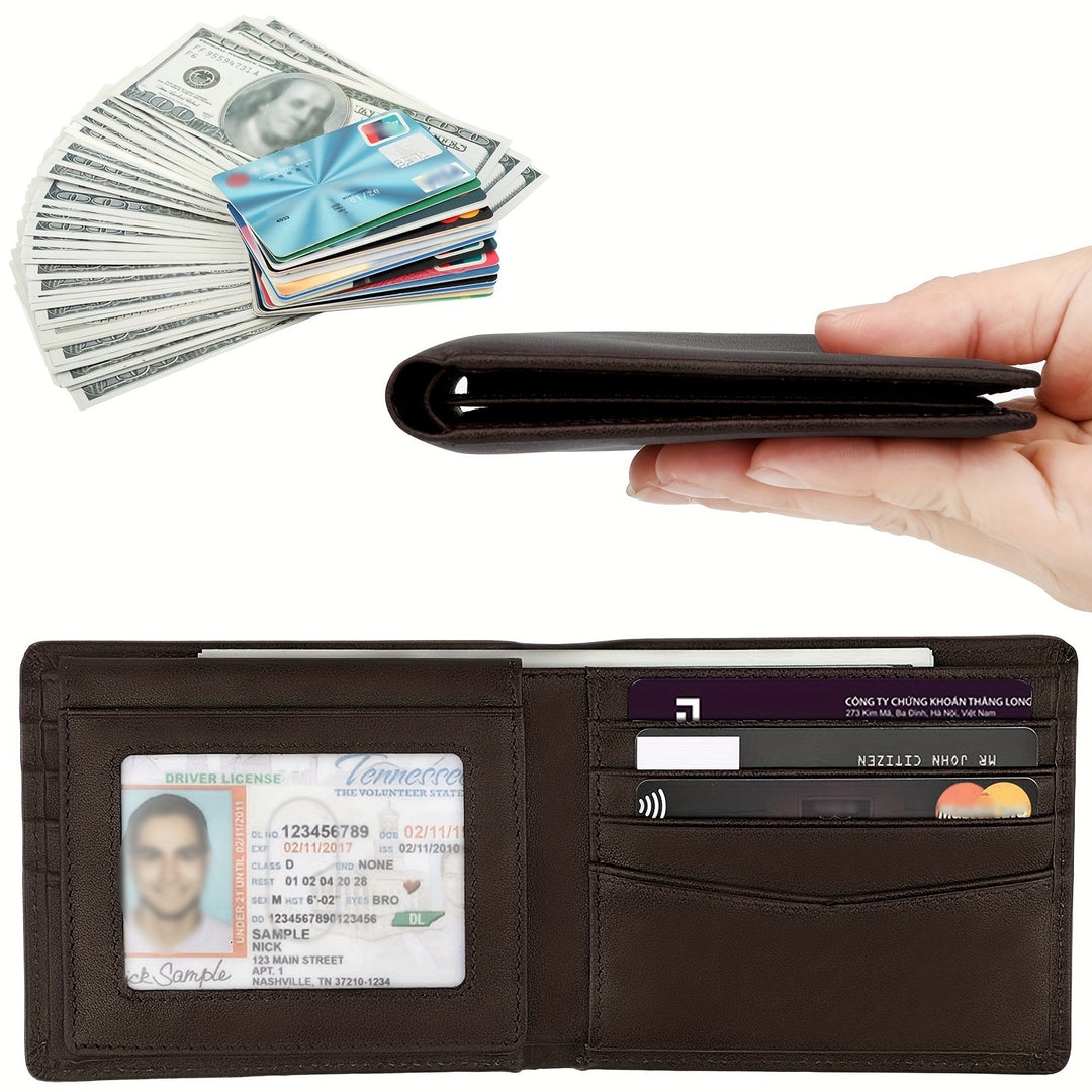 Spacious Multi-Card Leather Wallet Kalsten