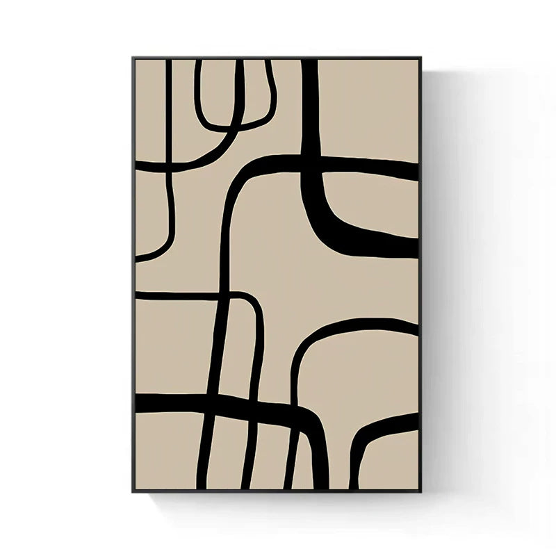 Abstract Geometric Wall Art Canvas