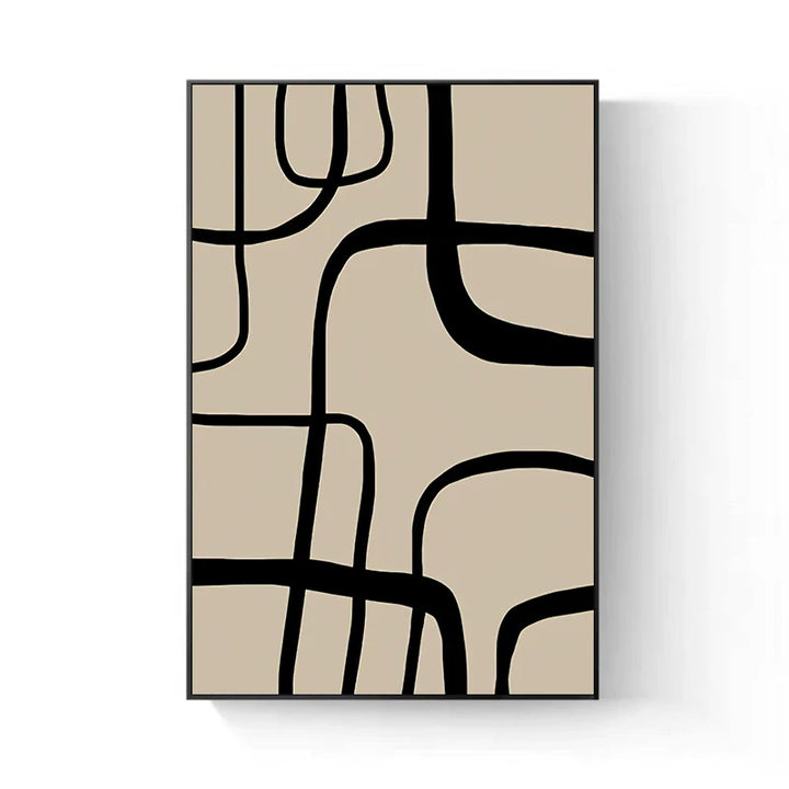 Abstract Geometric Wall Art Canvas