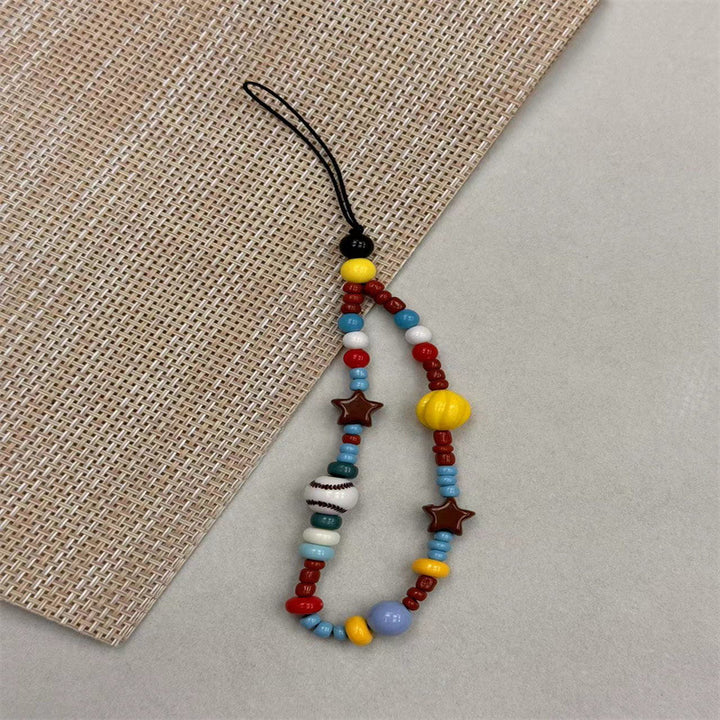 Colorful Beaded Charm Phone Lanyard Kalsten 1790135132