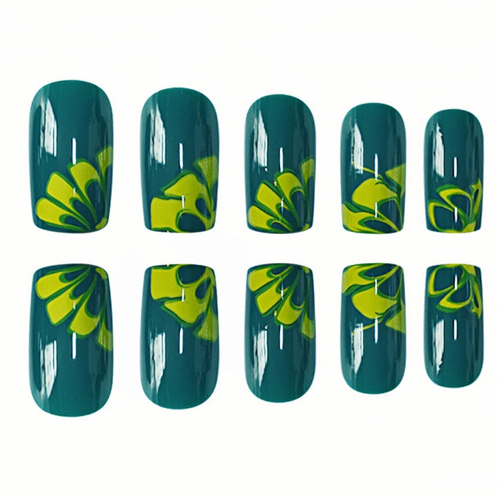 Artistic Marble Effect Nail Art Extensions Kalsten