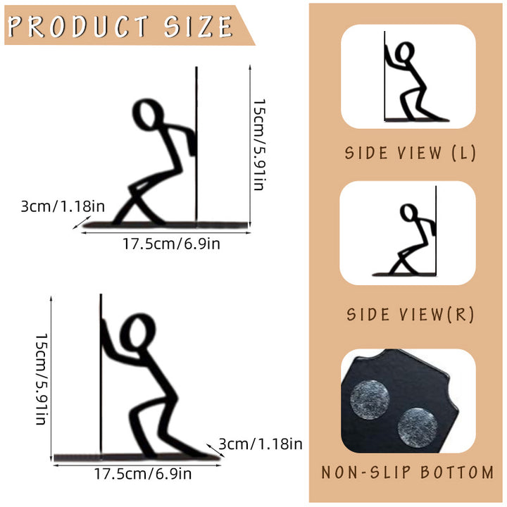 Creative Yoga Posture Bookends
