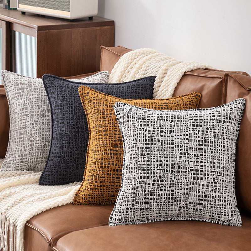 Padded Geometric Decorative Pillow