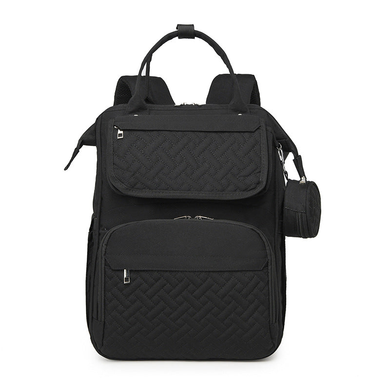 Multi-Functional Quilted Travel Backpack Kalsten