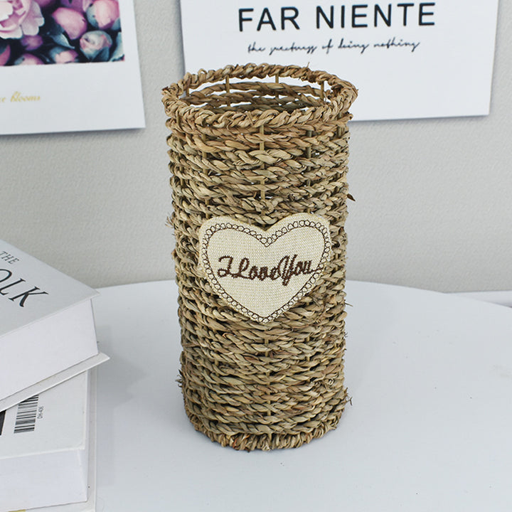 Handcrafted Natural Woven Storage Basket Kalsten