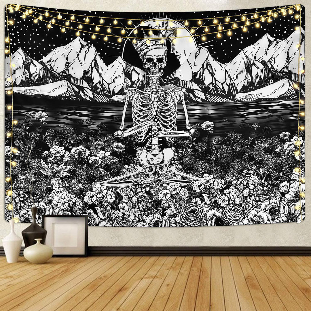 Celestial Sun and Moon Wall Tapestry