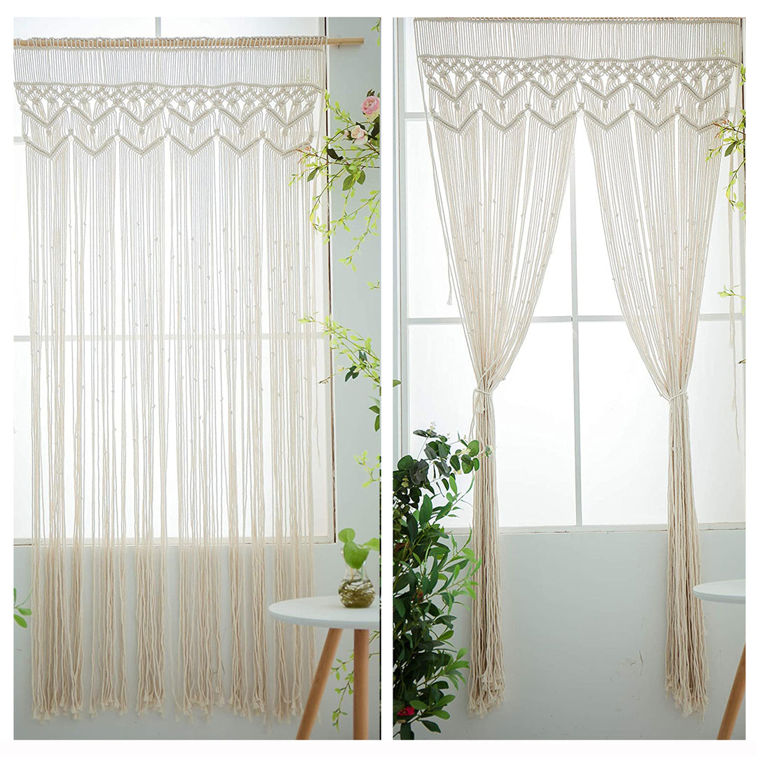Macrame Door Curtain Kalsten