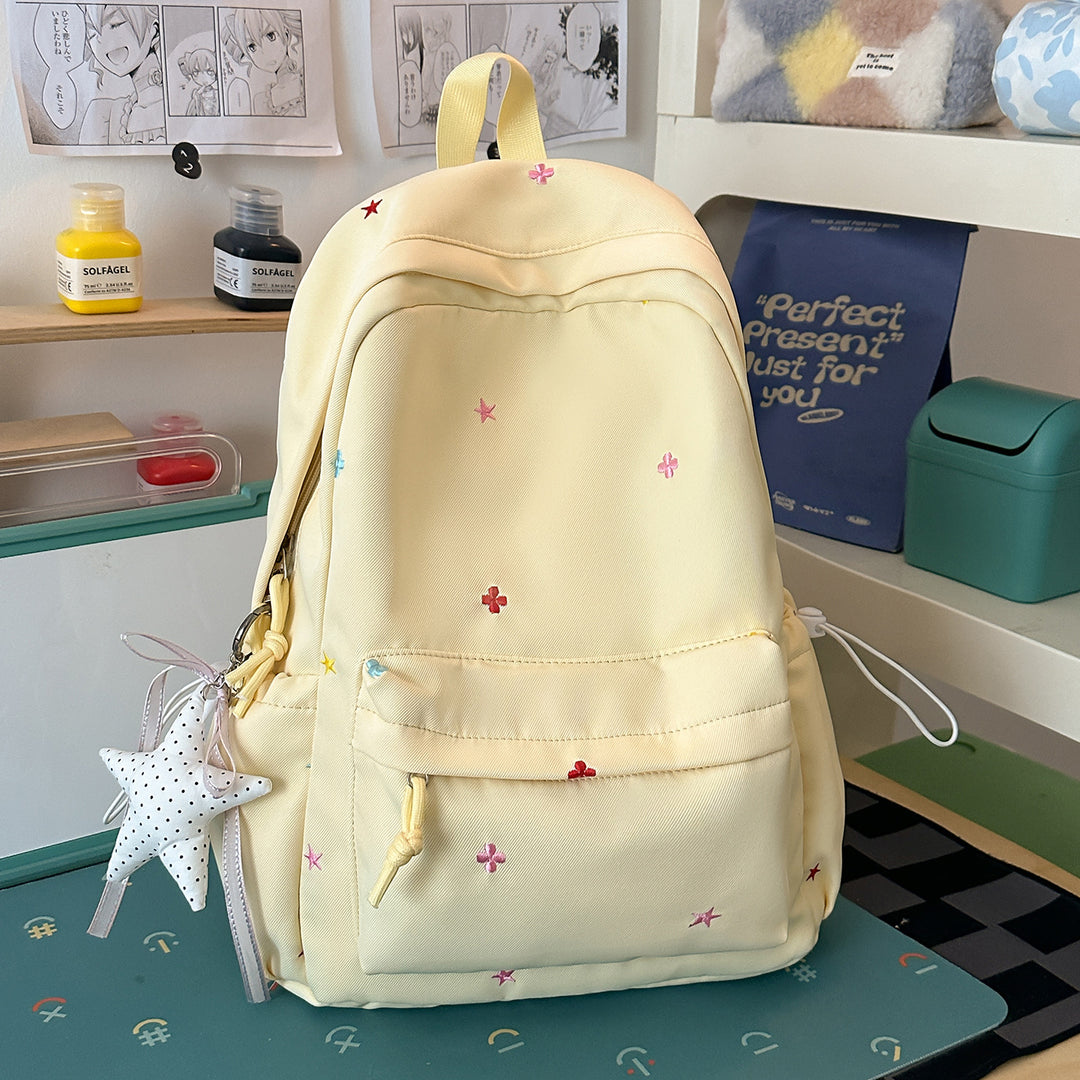 Casual Embroidered Star Backpack Kalsten