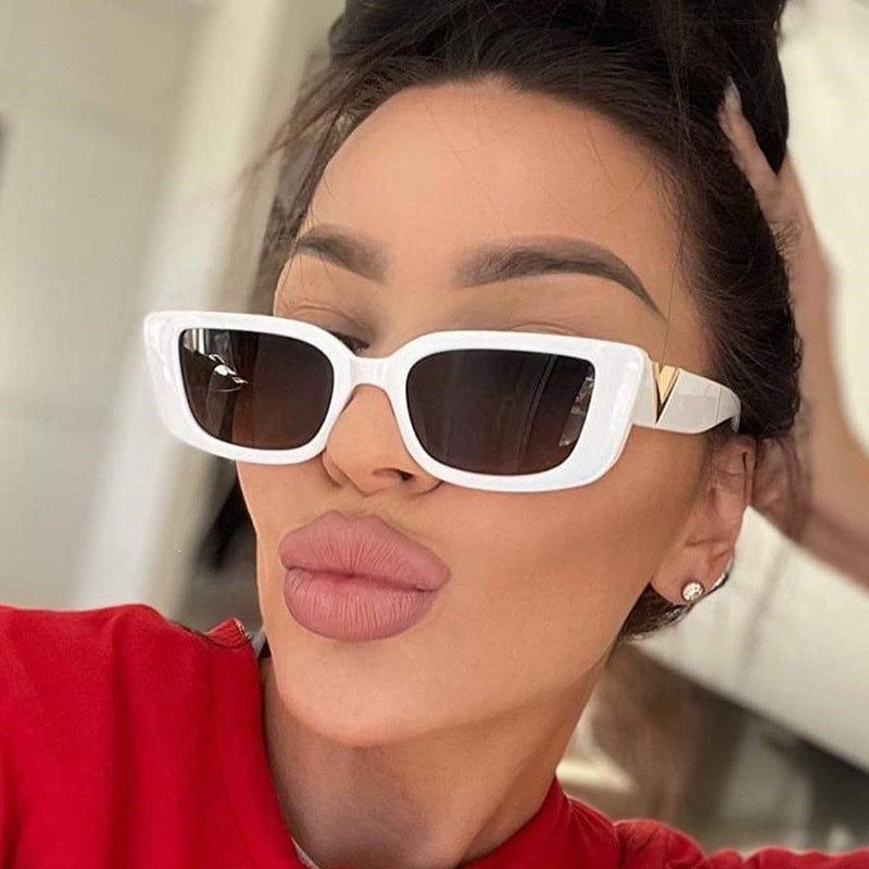 Retro-Inspired Geometric Frame Sunglasses Kalsten