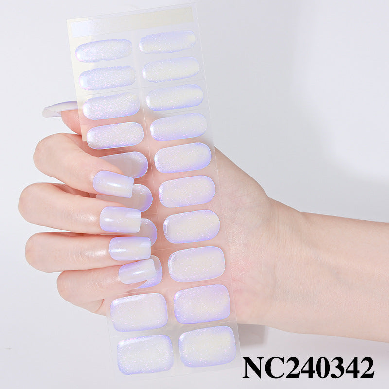 Glossy Press-On Nail Wraps