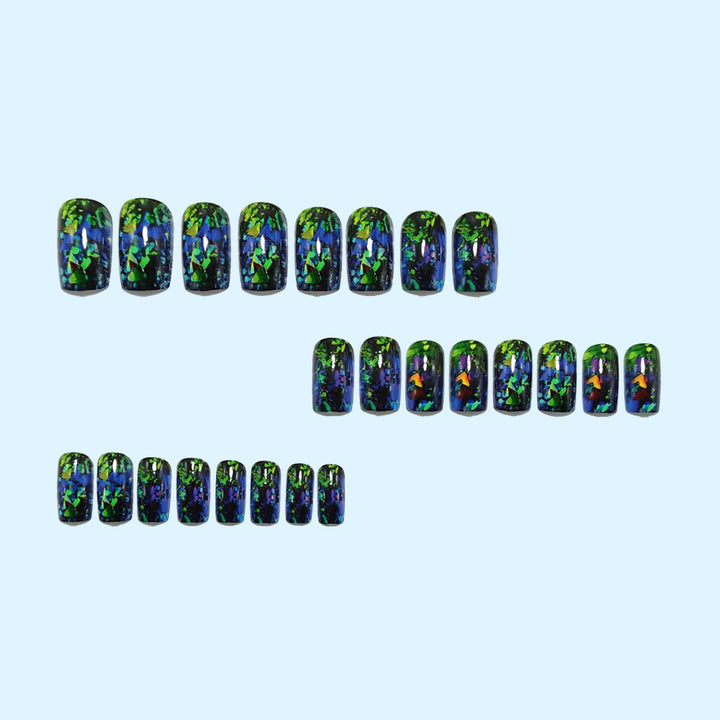 Glamorous artificial nails with color change effect Kalsten