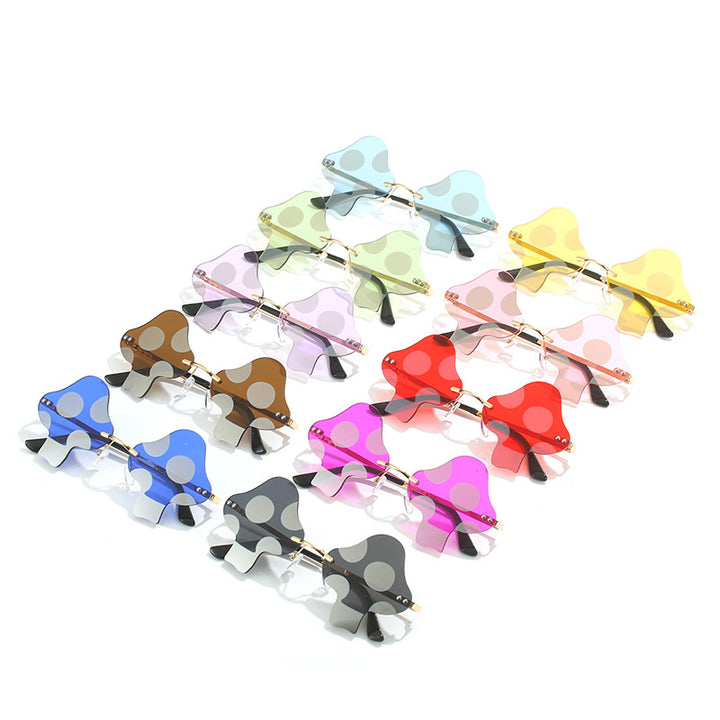 Unique Oversized Polka Dot Frame Sunglasses Kalsten