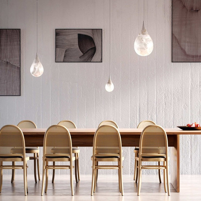 Elegant Marble Drop Pendant Light