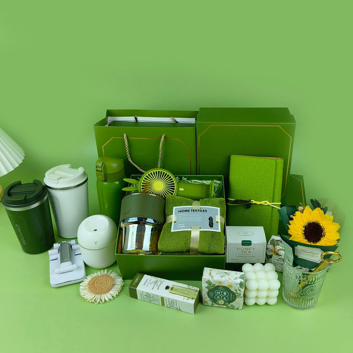 Women's set with coffee mug and portable fan Kalsten