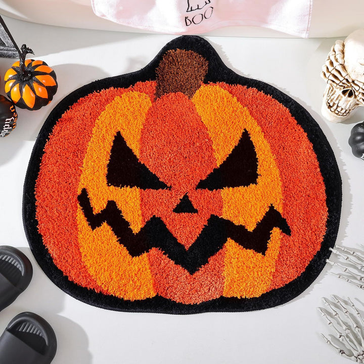 Ghost-Themed Plush Bath Mat Kalsten