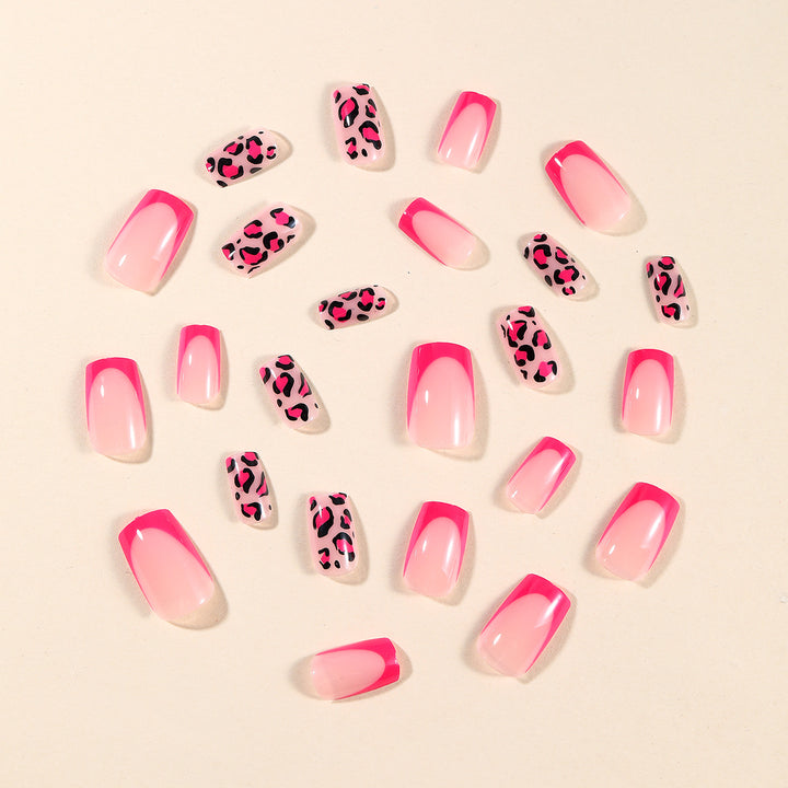 Stylish Leopard Print Nail Art Extensions Kalsten