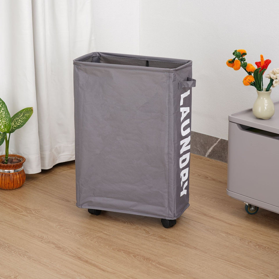 Laundry basket with wheels Kalsten