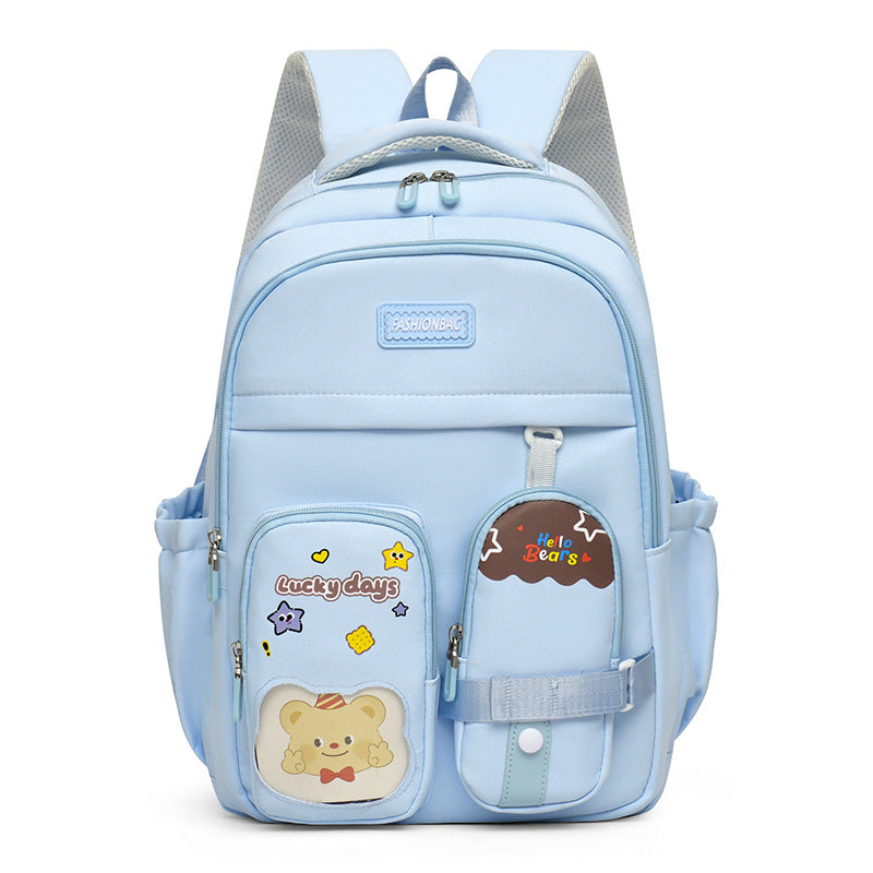 Cute Illustrated Student Backpack