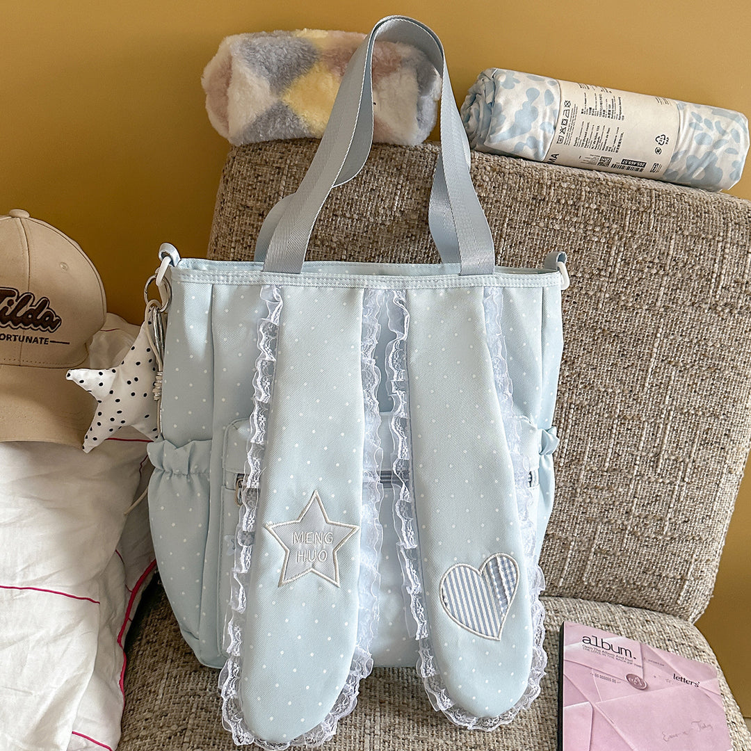 Cute Decorative Bunny-Ear Tote Bag Kalsten