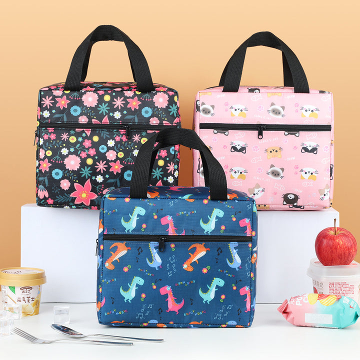Insulated Animal Print Lunch Tote Kalsten