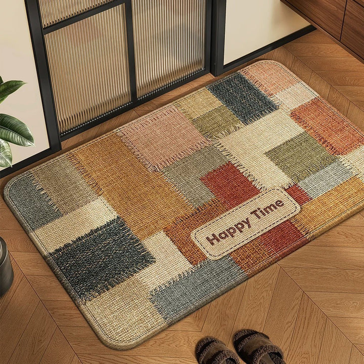Cozy Patchwork Bath Mat Kalsten