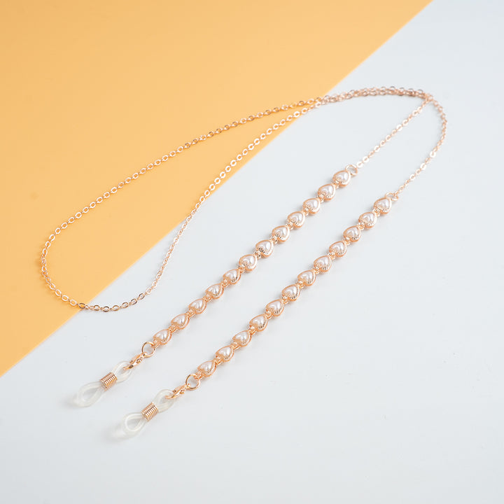 Elegant Pearl-Linked Eyewear Chain Kalsten