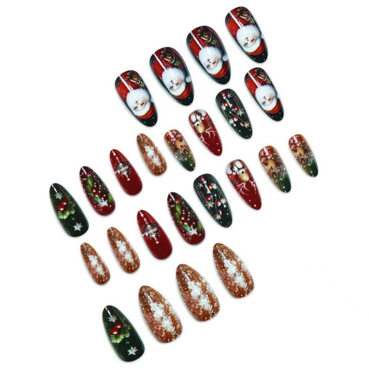 Holiday Themed Decorative Nail Art Kalsten