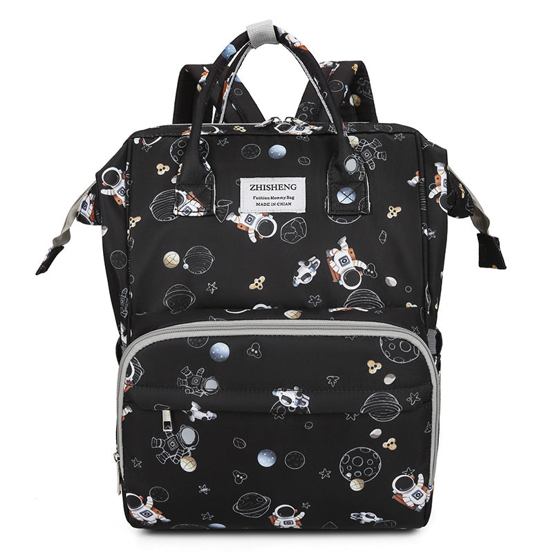 Cosmic-Themed Multi-Functional Diaper Backpack Kalsten