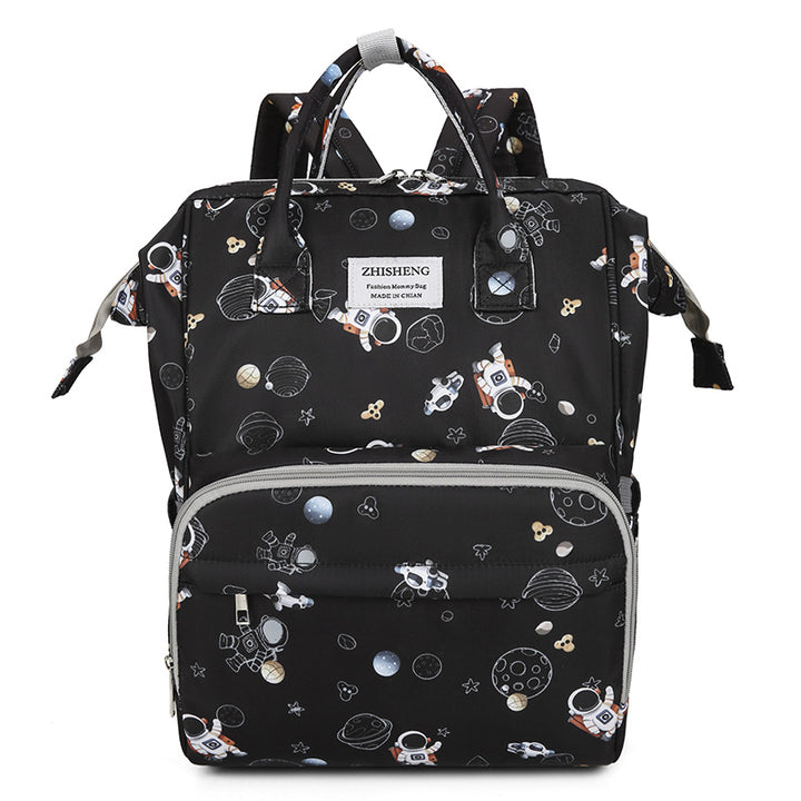 Cosmic-Themed Multi-Functional Diaper Backpack Kalsten