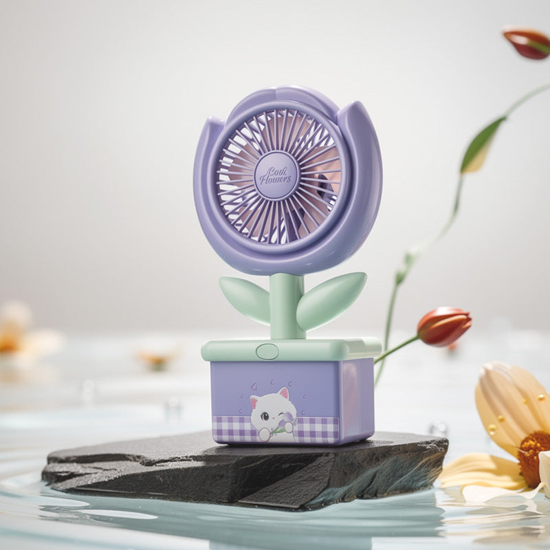 Ladies decorative mini table fan Kalsten