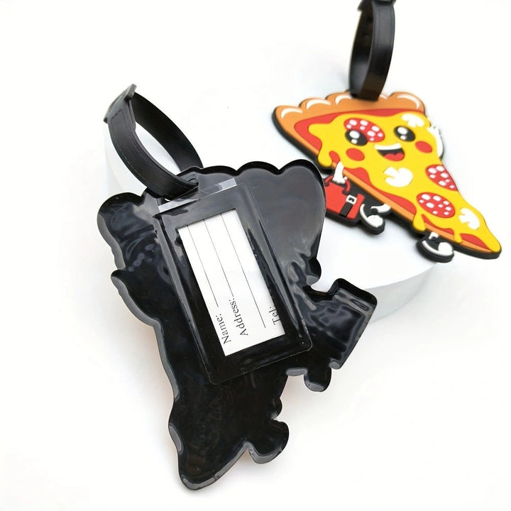 Playful Pizza Slice Luggage Tag Kalsten