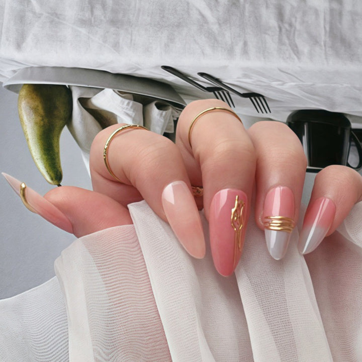 Elegant Gradient Press-On Nails Kalsten