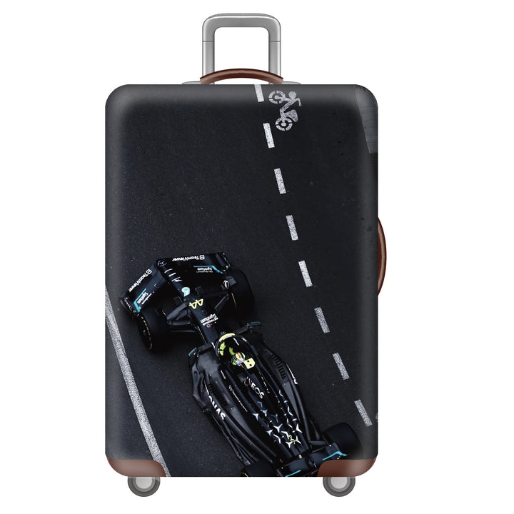 Unisex Hard-shell Suitcase with Impressive Futuristic City Design Kalsten