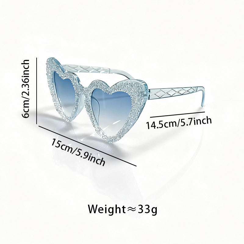 Sparkling Heart-Shaped Sunglasses Kalsten