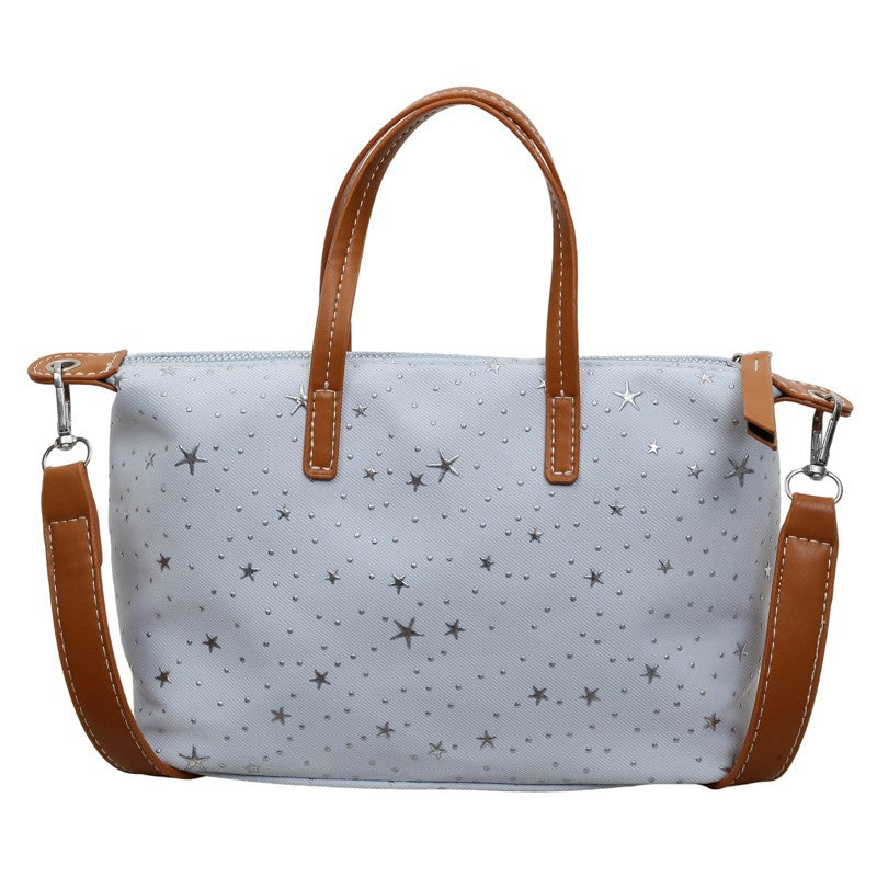 Artistic Star-Print Handbag