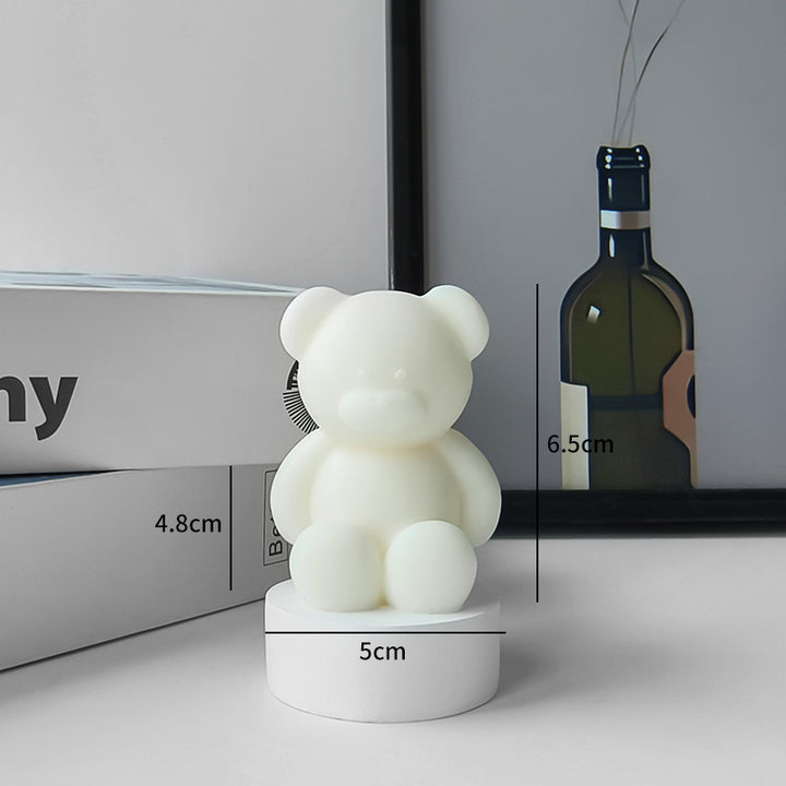 Teddy Bear Shaped Candle