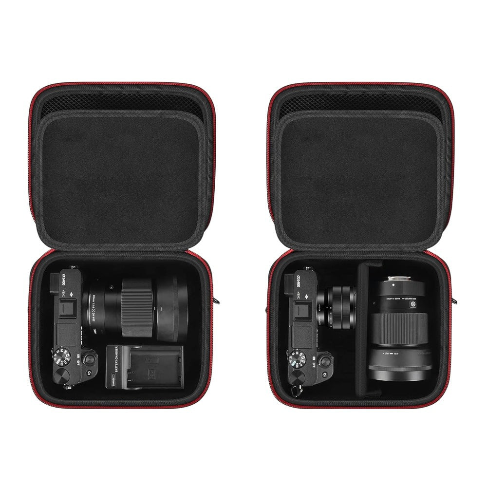 Camera bag with careful interior division Kalsten
