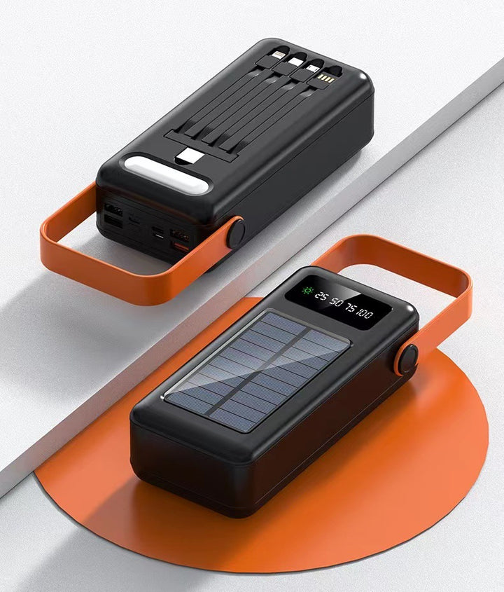 Portable Solar Power Bank with Multiple Charging Ports and LED Display Kalsten