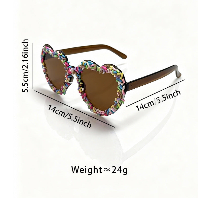 Fun and Colorful Heart-Shaped Sunglasses Kalsten