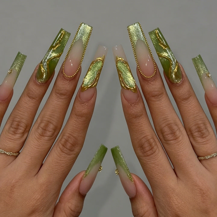 Artistic Acrylic Nail Design Kalsten