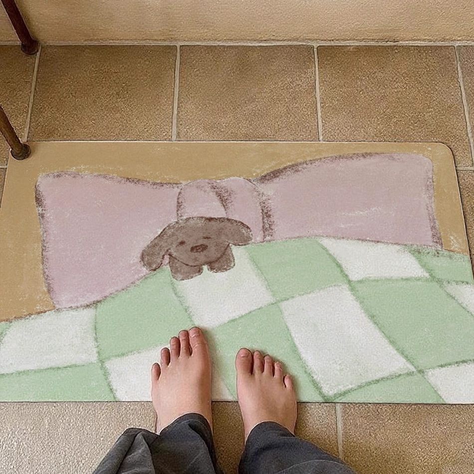 Cartoon-Themed Bath Mat Kalsten