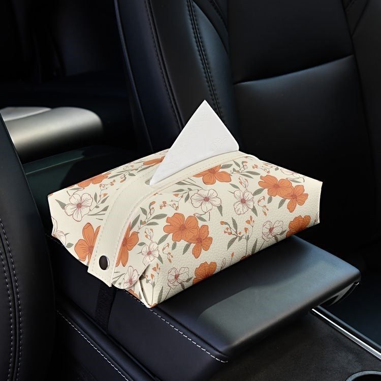 Floral Patterned Tissue Box Cover Kalsten