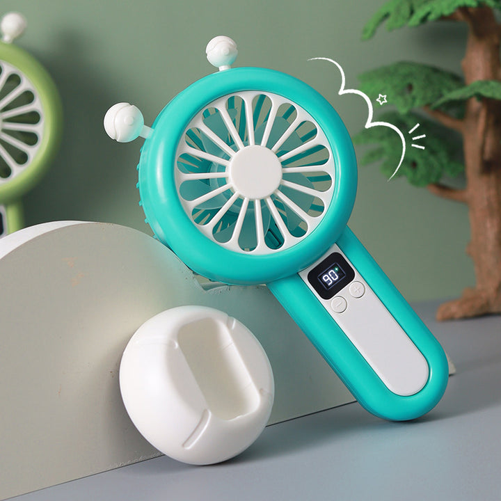 Ladies portable mini fan with LCD display from Kalsten